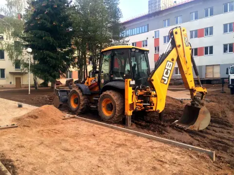 Лесколово экскаватор погрузчик в аренду. jcb 4cx