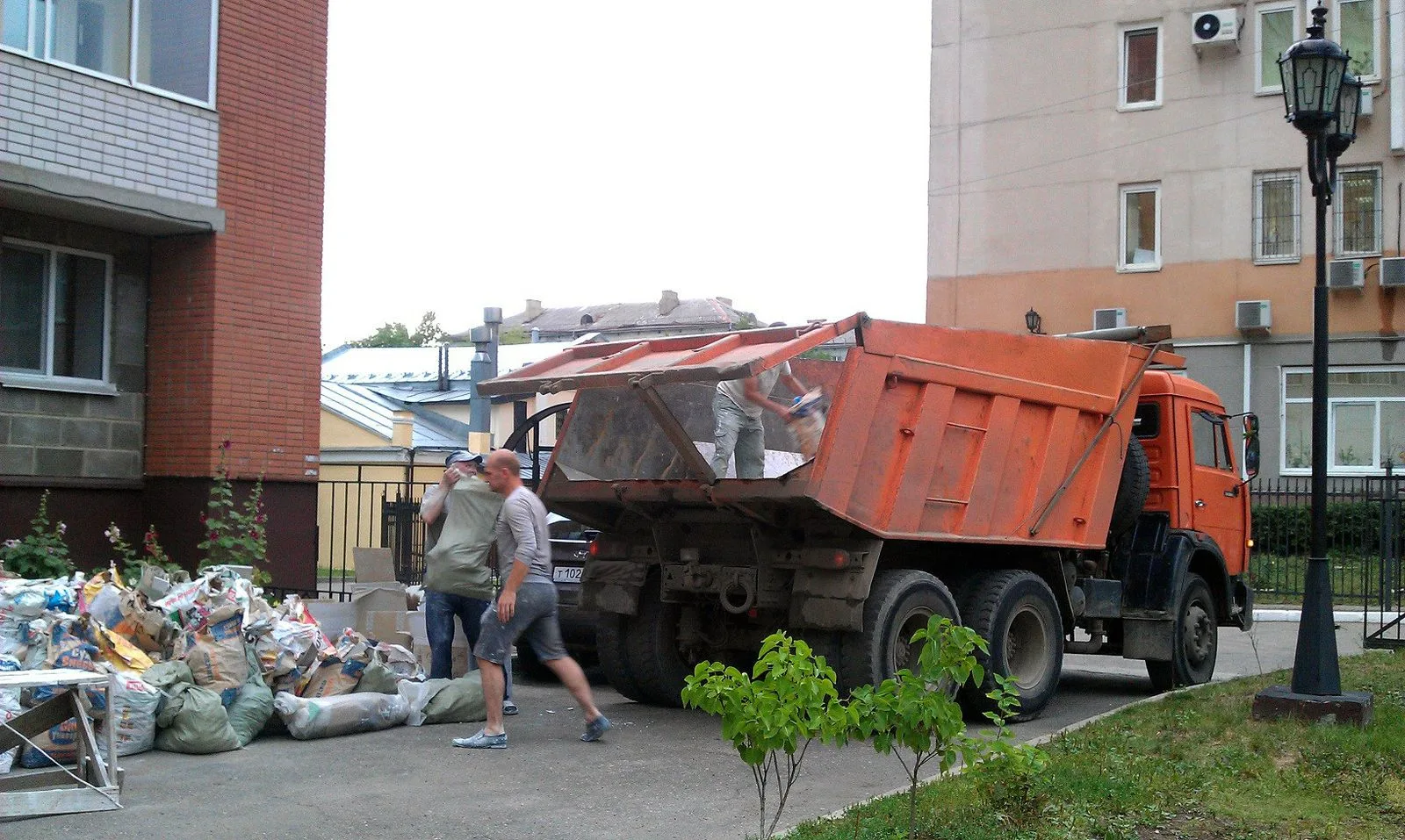 Вывоз мусора Сашино